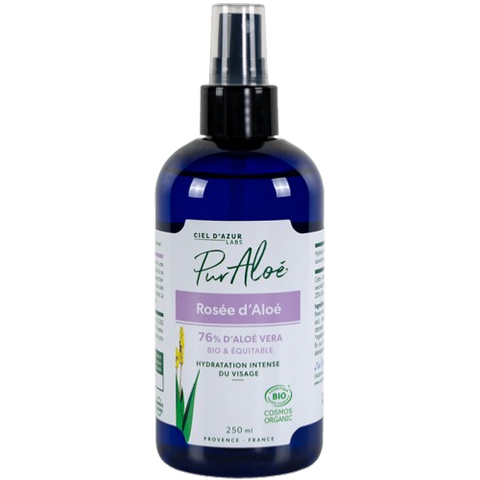 Rosée d'aloé ŕ l'aloe vera (76%) équitable, Pur'Aloé, 250ml*