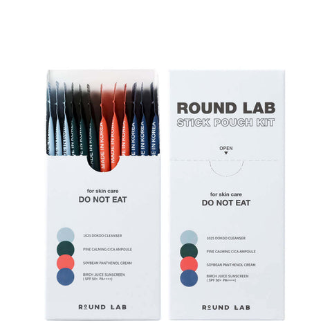 ROUND LAB Stick Pouch Kit – 4 pcs
