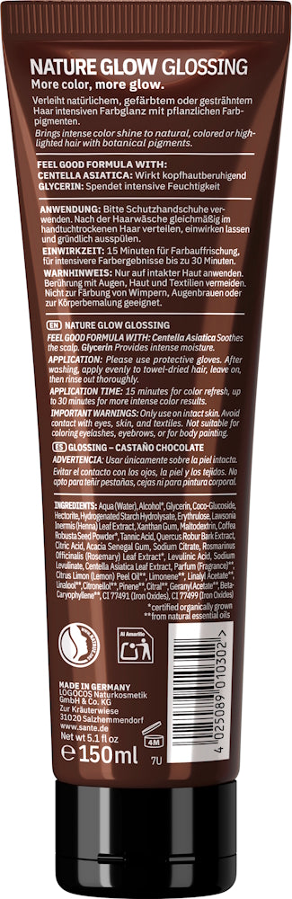 SANTÉ  Nature Glow Glossing - Chocolate Brown