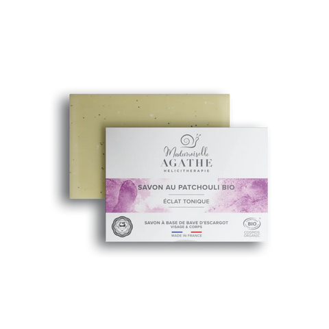 Sapone al patchouli con bava di lumaca bio - brillantezza tonificante