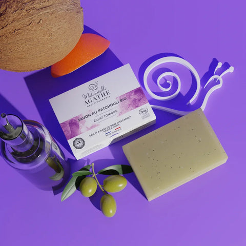 Sapone al patchouli con bava di lumaca bio - brillantezza tonificante