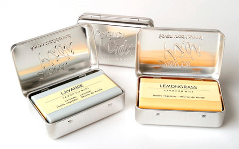 SAVON DU MIDI Soap box aluminium