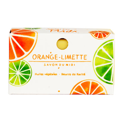 SAVON DU MIDI Karité Seife Orange-Limette