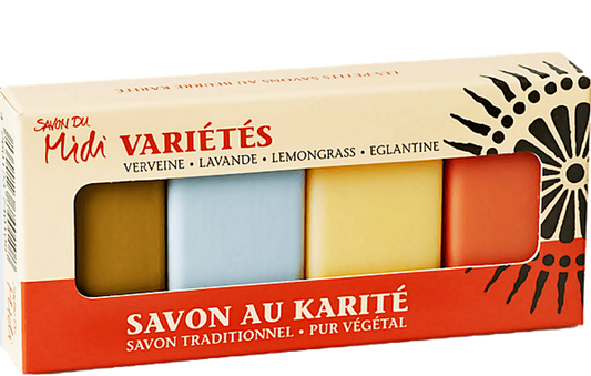SAVON DU MIDI Guest Soaps Variétés 4x20g