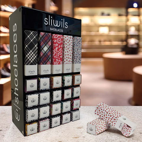 Sliwils Kreativsenkel Display POS Display gross