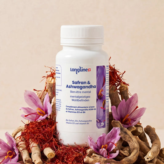 Safran und Ashwagandha B6, B3