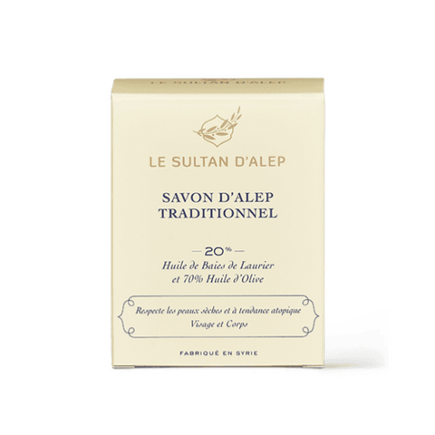Savon d’Alep 20% de baies de laurier, Le Sultan d’Alep, 200g*