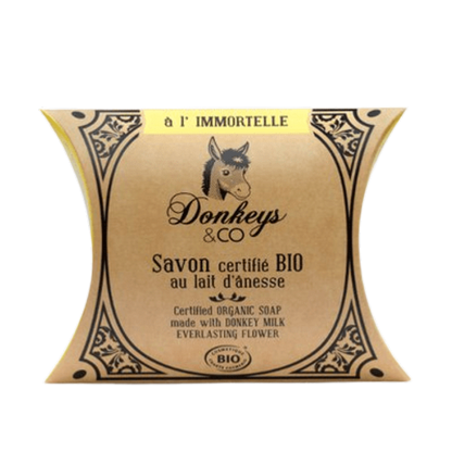 Savon au lait d'ânesse ŕ l'immortelle, Donkeys & Co, 100g*