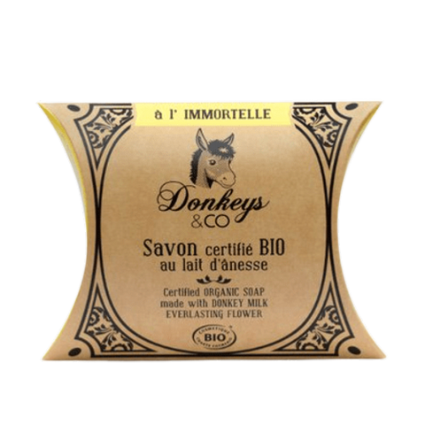Savon au lait d'ânesse ŕ l'immortelle, Donkeys & Co, 100g*
