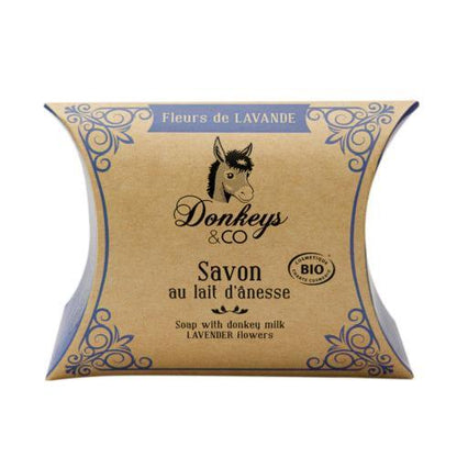 Savon au lait d'ânesse ŕ la fleur de lavande et ŕ l'épeautre, Donkeys & Co, 100g*