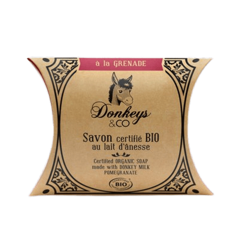 Savon au lait d'ânesse ŕ la grenade, Donkeys & Co, 100g*