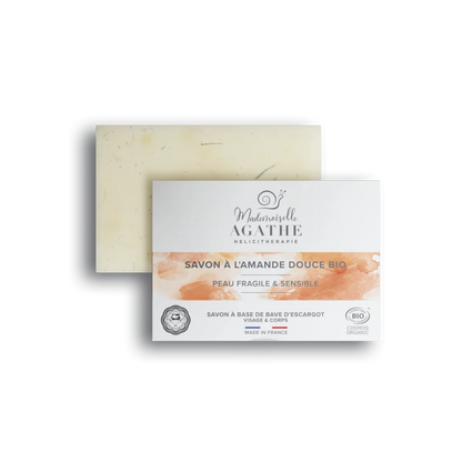 Savon amande à la bave d'escargot bio - protecteur & hydratant