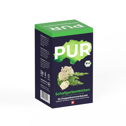 PUR Thé de fleurs d'achillée BIO 20 sachets