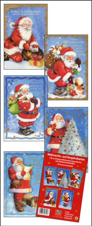 TAUNUS Weihnachtskarten 5stk