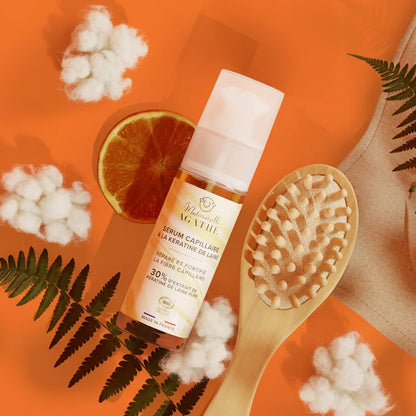 Sérum capillaire à la kératine de laine certifié bio - répare & protège
