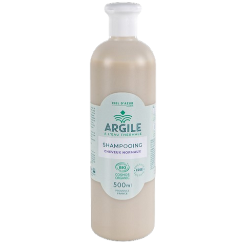 Shampooing pour cheveux normaux ŕ l'argile et lavande, Ciel d'Azur, 500ml*