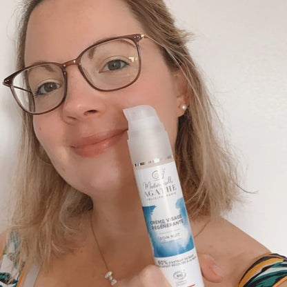 Nachtcreme mit Schneckenschleim Bio-zertifiziert - feuchtigkeitsspendend und regenerierend