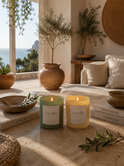 Azure Coast | Sea Salt & Sage Luxuskerze
