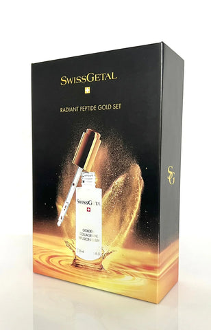 SwissGetal Radiant Peptides Gold Set with Golden Collagenins
