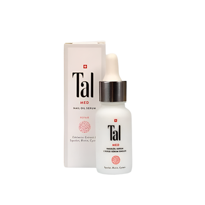 TAL Med Nail-Oil Serum packaging – Swiss made