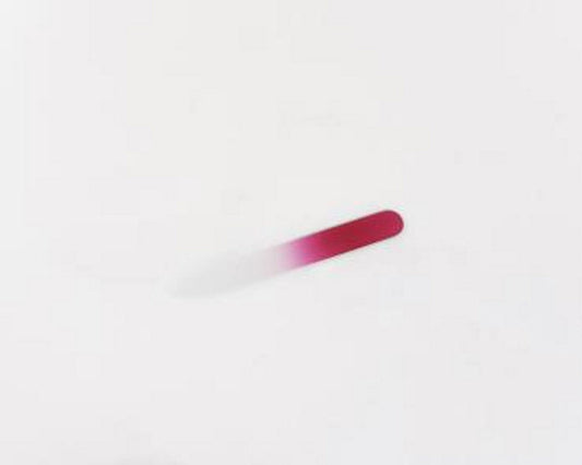 FINIGRANA glass nail file 90mm red