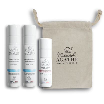 HELICIPLUS-KOSMETIKSET - normale bis Mischhaut, tägliche Anti-Aging-Pflege