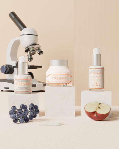 Cofanetto regalo crema anti-età + siero anti-età + gel contorno occhi anti-età ETERNALP 2040m