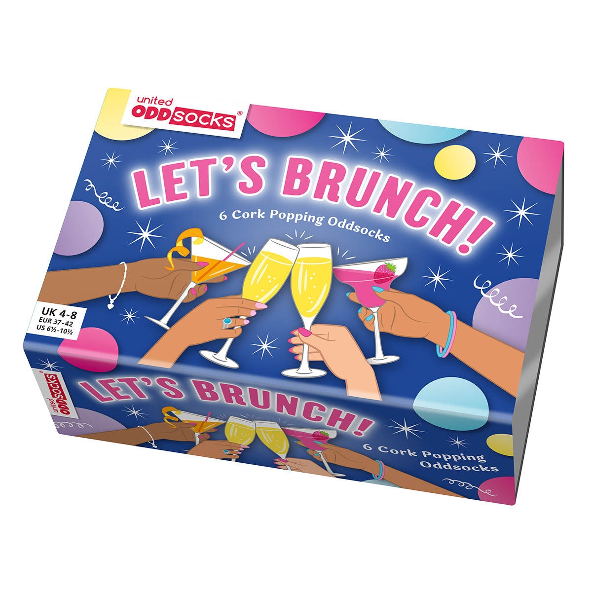 United Oddsocks Ladies 37-42 Let's Brunch