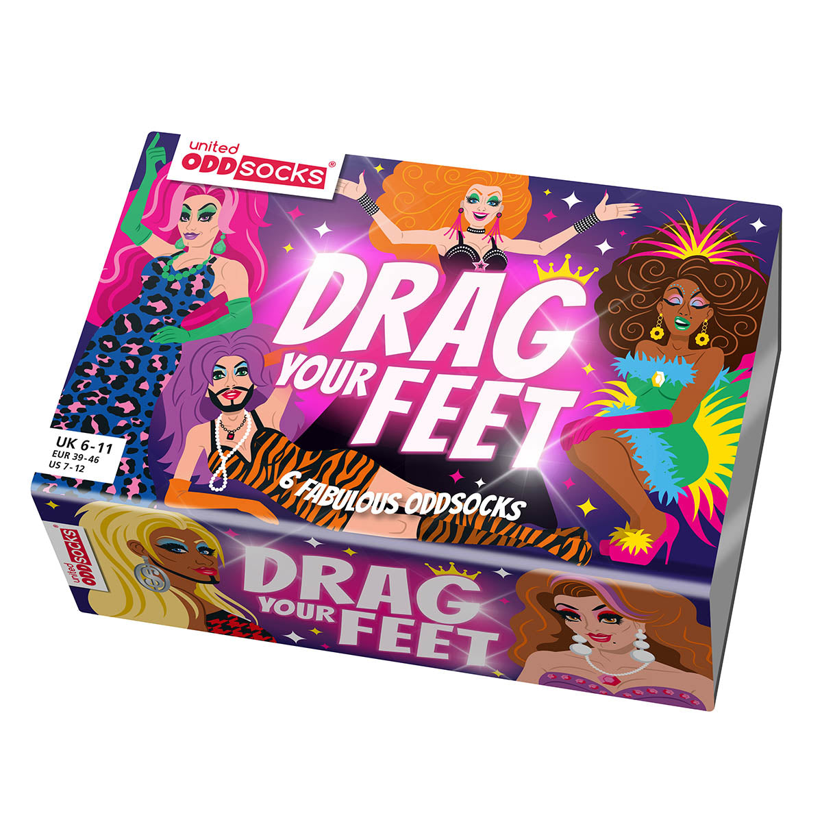 United Oddsocks Unisex 38-44 Drag your feet