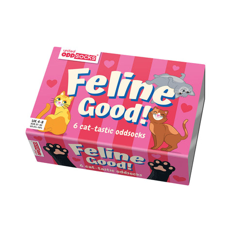 United Oddsocks Ladies 37-42 Feline Good