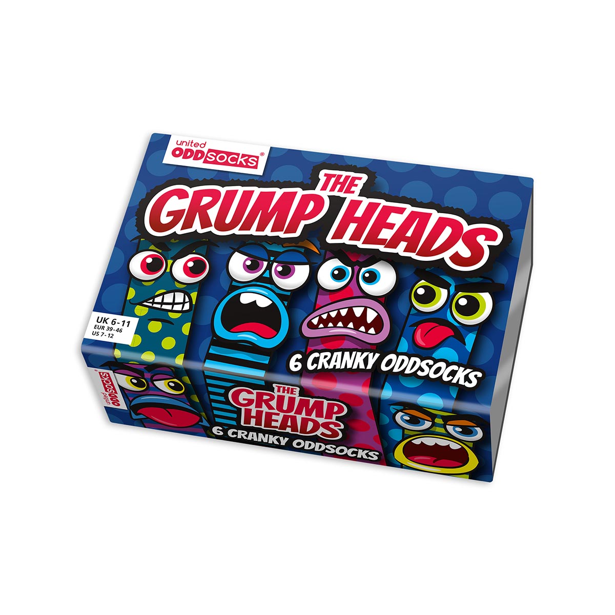 United Oddsocks Men 39-46 The Grump Heads
