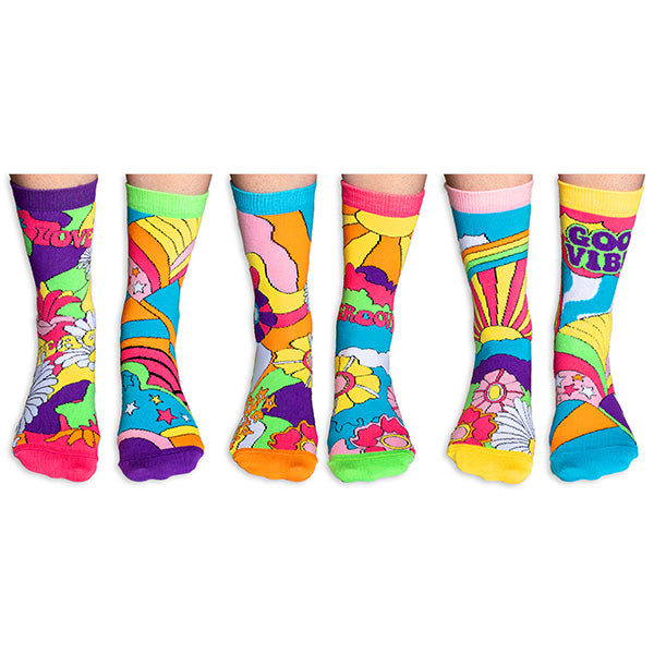United Oddsocks Ladies 37-42 Hippy go Lucky