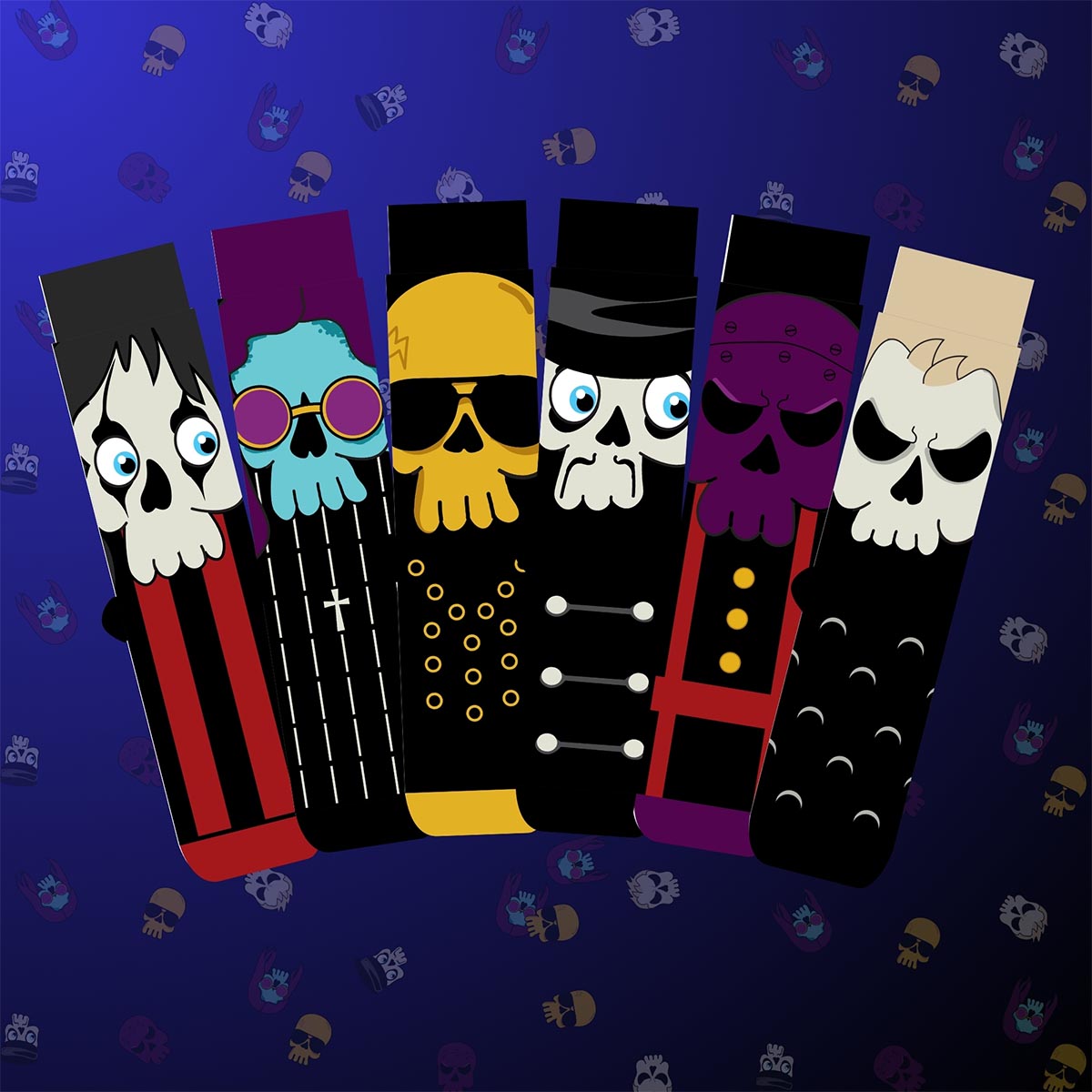 United Oddsocks Men 39-46 The metalheads