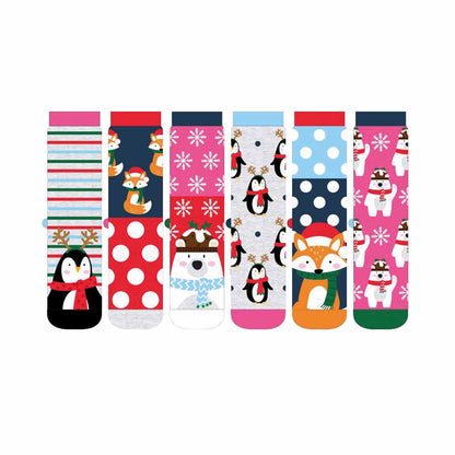 United Oddsocks Ladies 37-42 Mistletoes