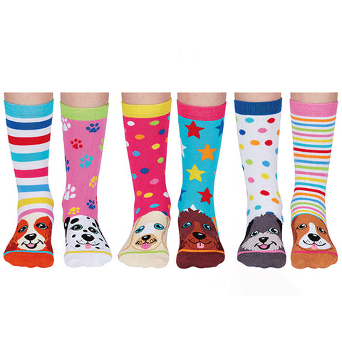 United Oddsocks Kids 30-38 Pup Stars