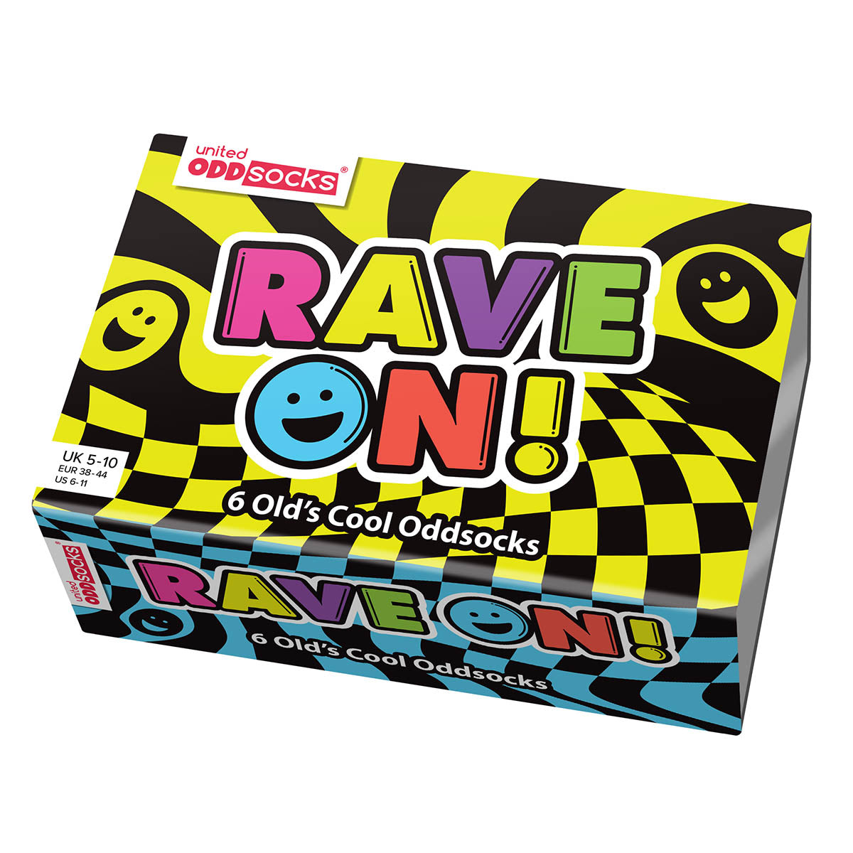 United Oddsocks Unisex 38-44 Rave on