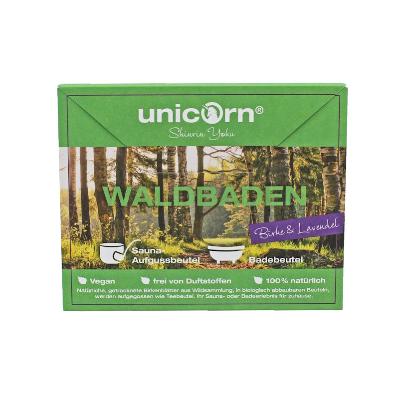 UNICORN Shinrin Yoku Waldbaden-Aufgussbeutel Birke-Lavendel