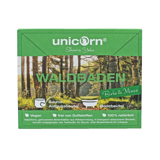 UNICORN Shinrin Yoku Waldbaden-Aufgussbeutel Birke-Minze