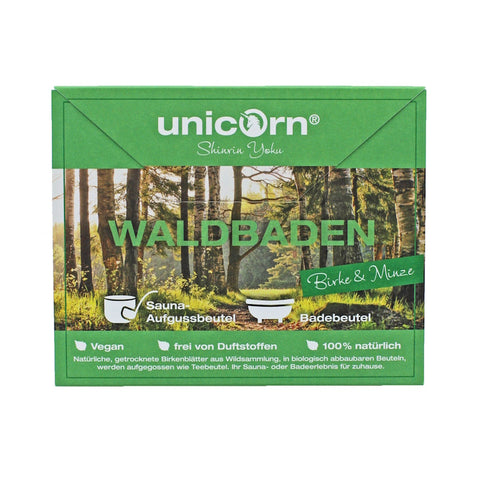 UNICORN Shinrin Yoku Waldbaden-Aufgussbeutel Birke-Minze