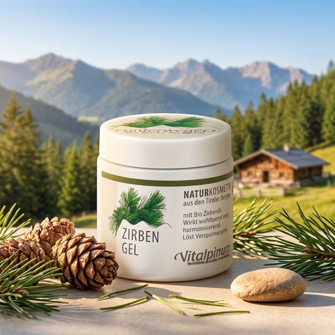 Gel à l’huile de pin cembro Bio – gel frais rafraîchissant pour les muscles & les jambes | Unterweger 100ml