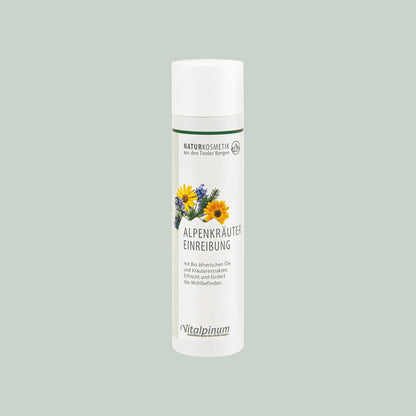 Crema attiva all’iperico e erbe dei 
Alpi di Unterweger – cosmetici naturali con arnica e oli di erbe per la cura dei muscoli