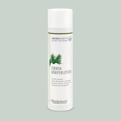 Zirben Bodylotion Unterweger – vegane Naturkosmetik für ein angenehmes Hautgefühl