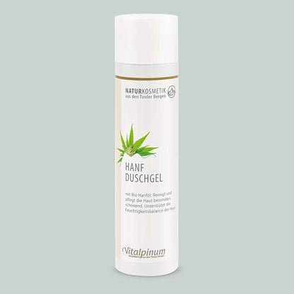 Gel douche au chanvre Unterweger 250 ml – Cosmétique naturelle à l’huile de chanvre & à l’huile de citron pour un soin délicat de la peau sensible