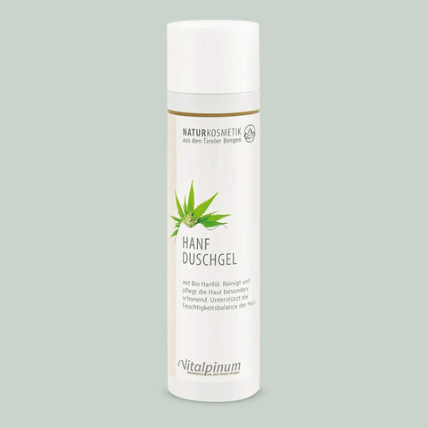 Gel douche au chanvre Unterweger 250 ml – Cosmétique naturelle à l’huile de chanvre & à l’huile de citron pour un soin délicat de la peau sensible