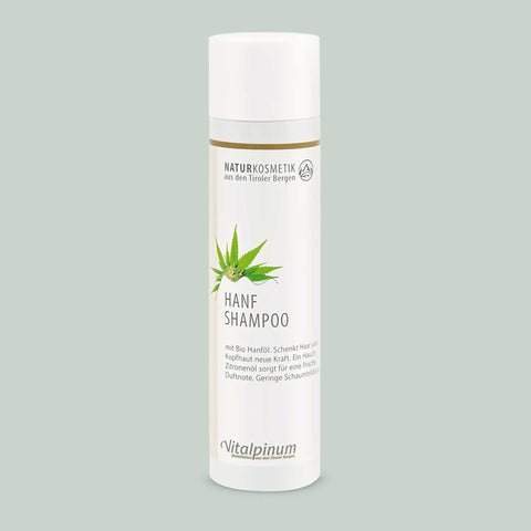Shampoing au chanvre Unterweger 235 ml – cosmétique naturelle à l’huile de chanvre et à l’huile de citron pour prendre soin des cheveux et du cuir chevelu sensible