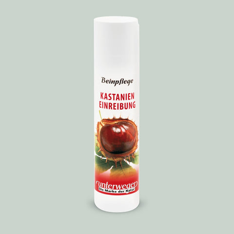 Kastanien Beinlotion für schwere & müde Beine – erfrischende Pflege mit Rosskastanie | Unterweger 250ml