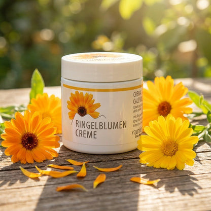 Ringelblumen Creme (Calendula) – Pflege für trockene & empfindliche Haut | Unterweger 100ml