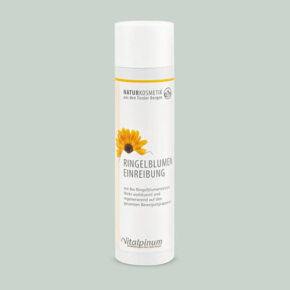 Ringelblumen Einreibung mit Calendula – Pflege für trockene & empfindliche Haut | Unterweger