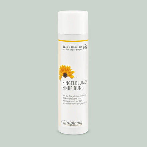 Ringelblumen Einreibung mit Calendula – Pflege für trockene & empfindliche Haut | Unterweger