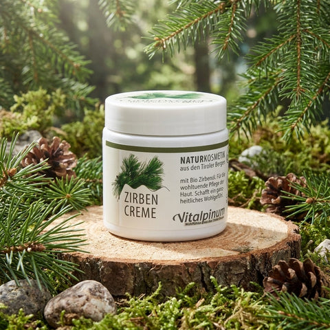 Crema corpo alla resina di cirmolo Unterweger – Cosmesi naturale con olio biologico di cirmolo per una cura della pelle delicata e nutriente